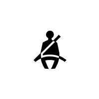 Témoin d’alerte de non-port des ceintures avant et arrière 
		  (suivant véhicule)