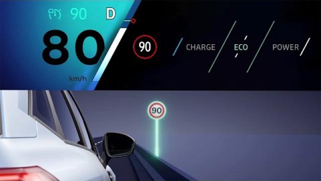 snelheidswaarschuwing met verkeersbordherkenning